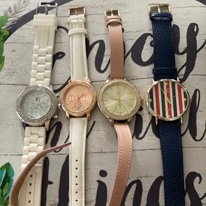 4 different woman watched